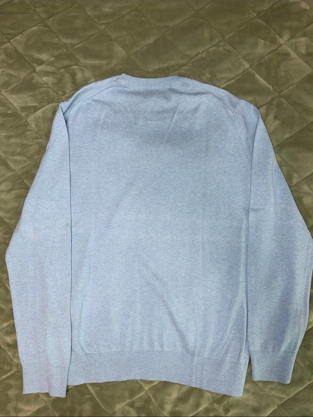 Banana Republic Men's Crewneck Sweater - Pale Blue (Cotton Cashmere)